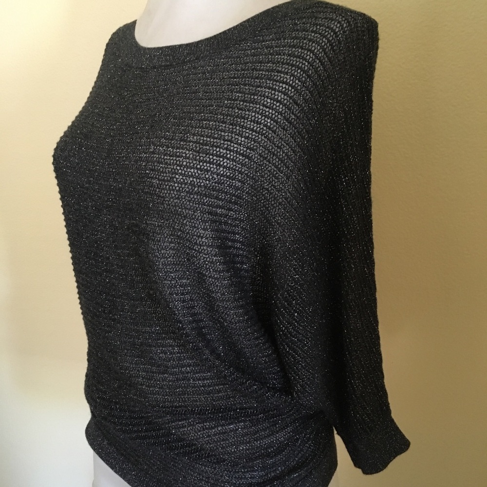 Sparkly Slouchy Knit Top by Express